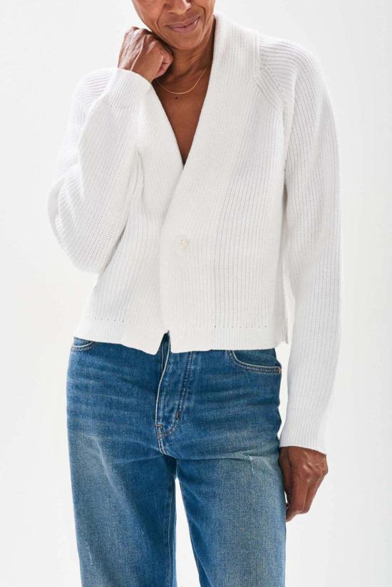  점퍼 원투쓰리포 가디건 점퍼 1234 코튼 피셔맨 립 - JUMPER 1234