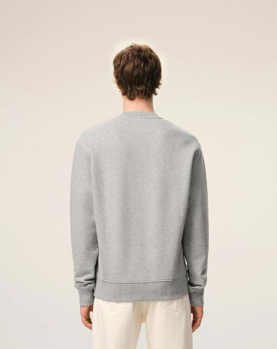 26SS 아미 긴팔 티셔츠 USW787730 A161 Gris cend chine blanc cr - AMI