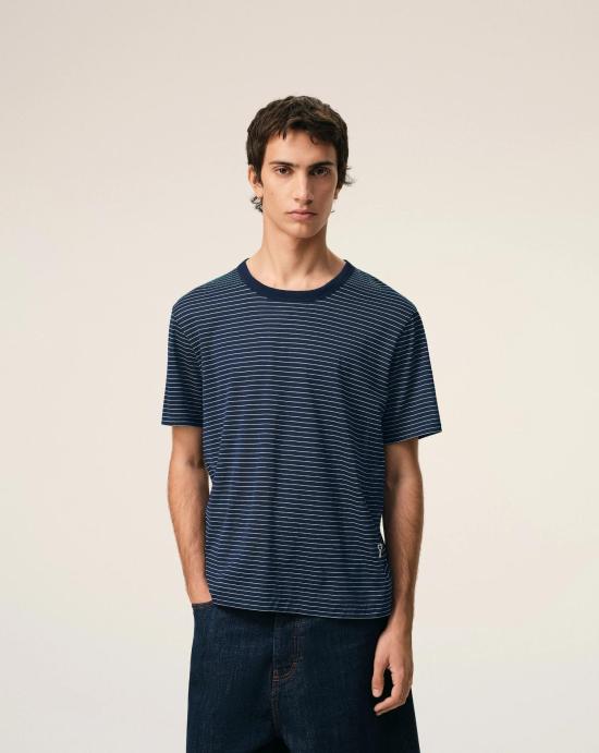 26SS 아미 반팔 티셔츠 HTS367JE0212 A044 Encre blanc - AMI