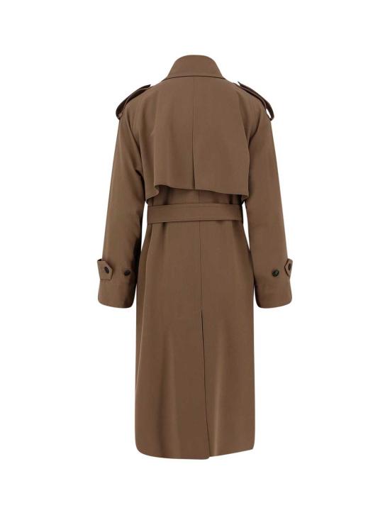  막스마라 트렌치 코트 막스 마라 맥세르토 버진 울  브라운 - MAX MARA