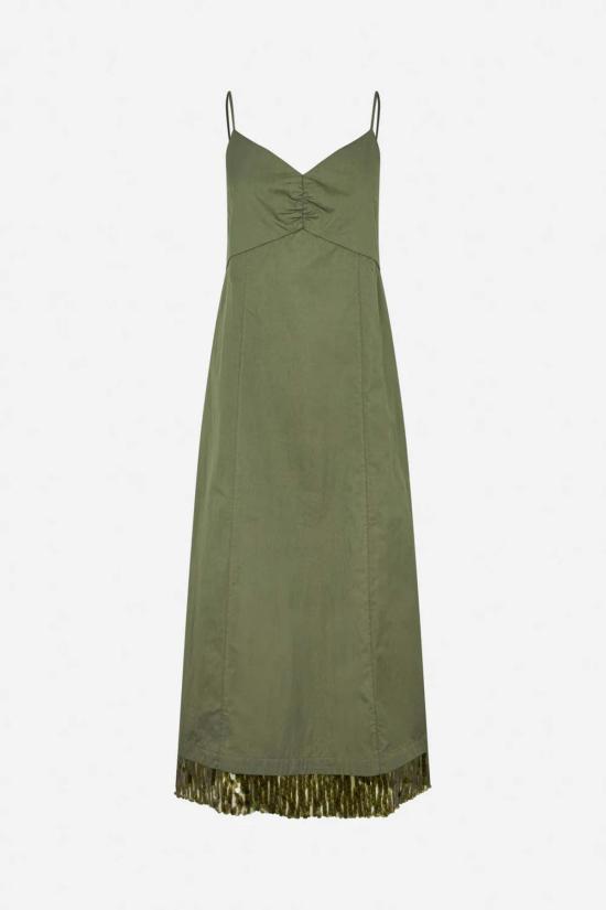  바움 운드 페르드가르텐 롱 원피스 Baum und Pferdgarten Atelia 드레스 네잎 클로버 그린 - BAUM UND PFERDGARTEN