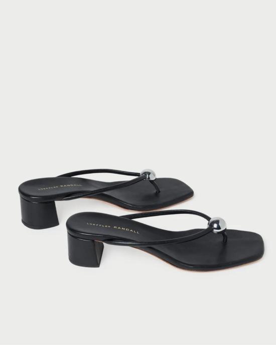  로플러랜달 샌들 로플러 랜달 오데사 힐  블랙 - LOEFFLER RANDALL