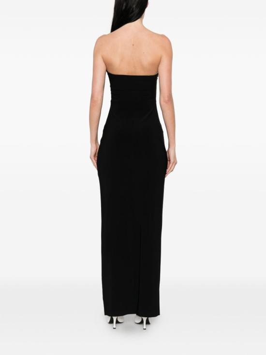 26SS 노마카말리 미디 원피스 KK4253PLT20001 BLACK Black - NORMA KAMALI