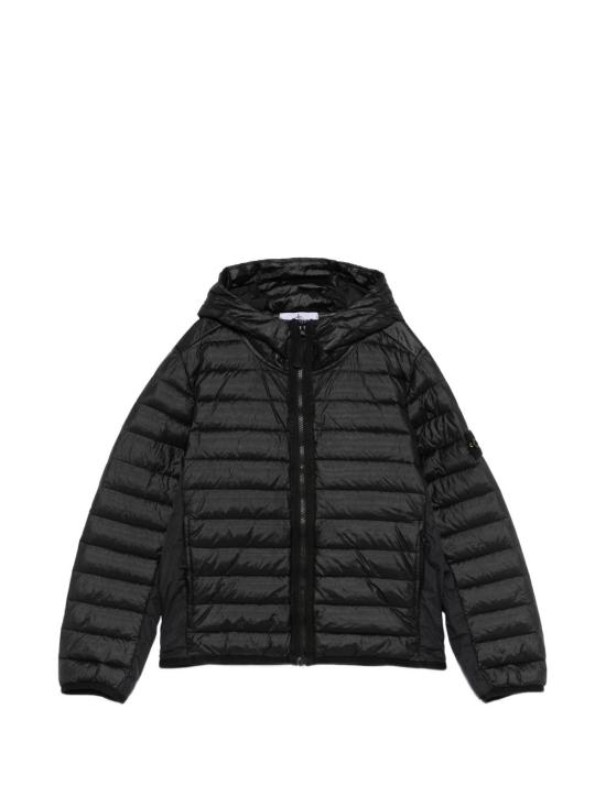 26SS [키즈] 스톤 아일랜드 자켓 L1S164100009 S0024V0029 Black - STONE ISLAND