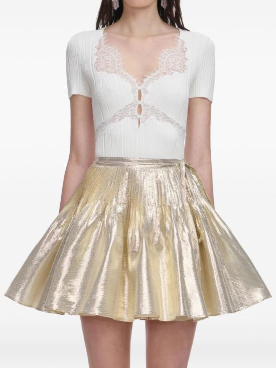 26SS 셀프 포트레이트 긴팔 티셔츠 171T W WHITE White - SELF PORTRAIT