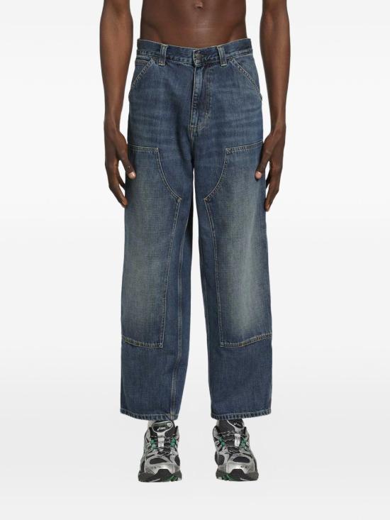 26SS 칼하트 WIP OG 싱글 니 팬츠 I036733 014L Blue