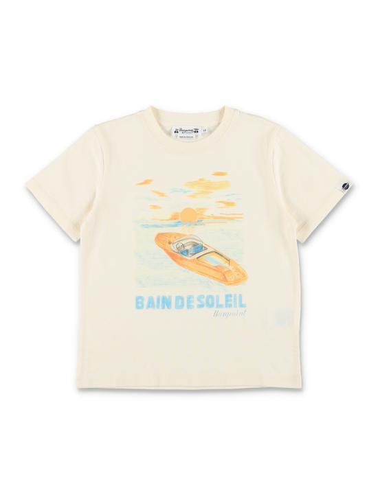26SS [키즈] 봉쁘앙 티셔츠 S06BTSK00023 103 UPB ECRU
