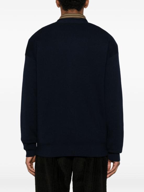 26SS 드롤드무슈 가디건 I CA166 WO007NY Blue navy - DROLE DE MONSIEUR