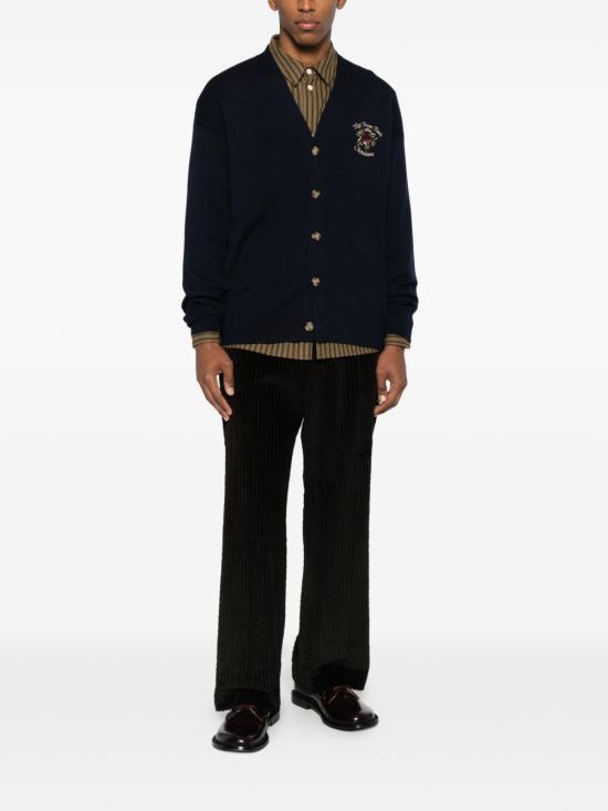 26SS 드롤드무슈 가디건 I CA166 WO007NY Blue navy - DROLE DE MONSIEUR
