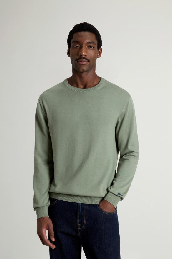 26SS 울리치 스웨터 CFWOKN0331MRUF0787 6671 Faded smokey olive - WOOLRICH