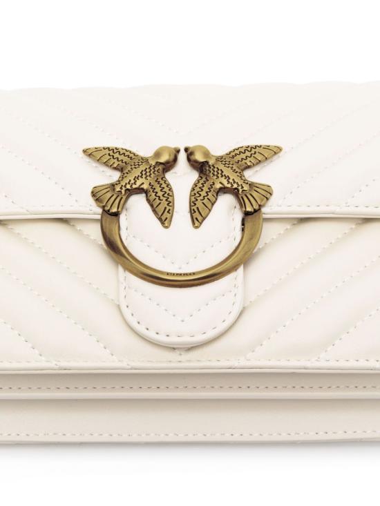 26SS 핑코 크로스백 100074 A0GKZ14Q White - PINKO