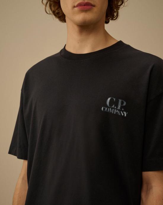 26SS 씨피 컴퍼니 반팔 티셔츠 20CMTS143A110579W 888 TOTAL ECLIPSE Blue - C.P. COMPANY