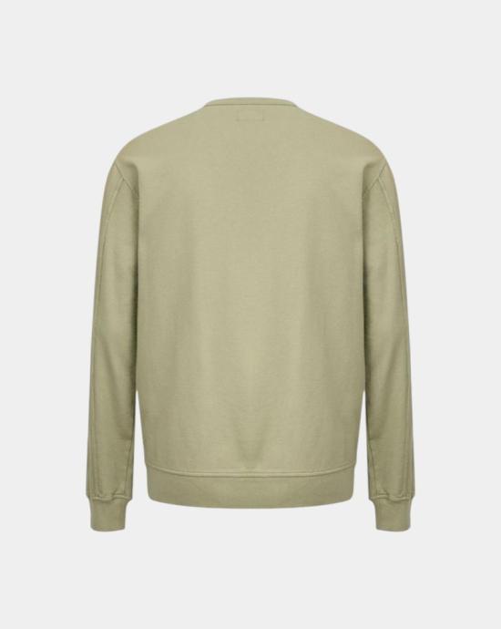 26SS 씨피 컴퍼니 라이트 플리스 크루넥 스웨트셔츠 20CMSS711A002246G 610 MOSS GRAY Green - C.P. COMPANY