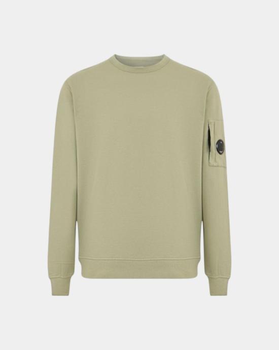 26SS 씨피 컴퍼니 라이트 플리스 크루넥 스웨트셔츠 20CMSS711A002246G 610 MOSS GRAY Green