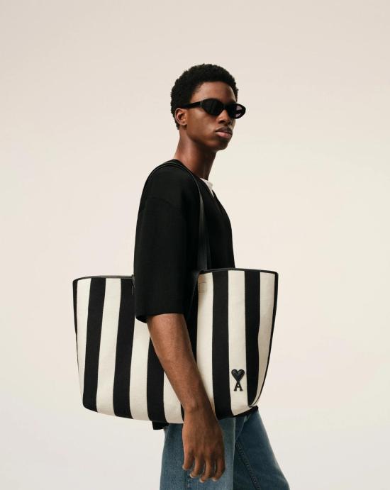 26SS 아미 숄더백 ULL733AW0026 1360 Blanc creme noir - AMI