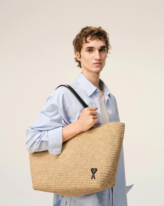 26SS 아미 숄더백 ULL740AW0036 113 Naturel - AMI