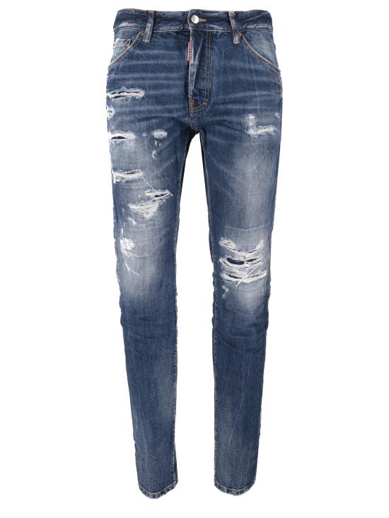 26SS 디스퀘어드2 스트레이트 팬츠 S74LB1854D30011 470 NAVY BLUE