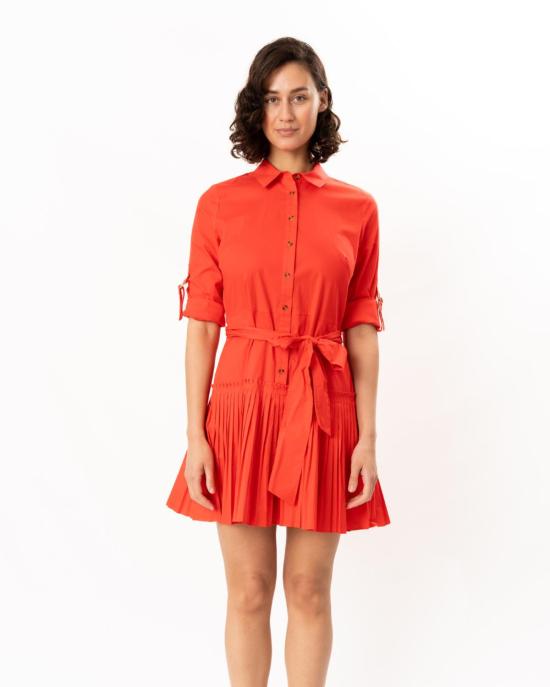  쇼산나 숏 원피스 쇼샤나 맥린 드레스 토마토