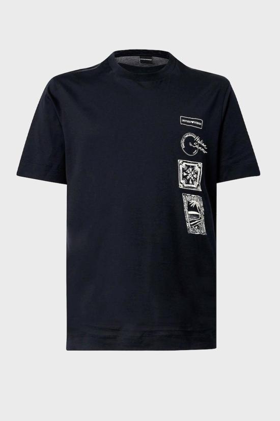 26SS 엠포리오 아르마니 폴로 티셔츠 EM004994 AF24470 118 BLUE NAVY