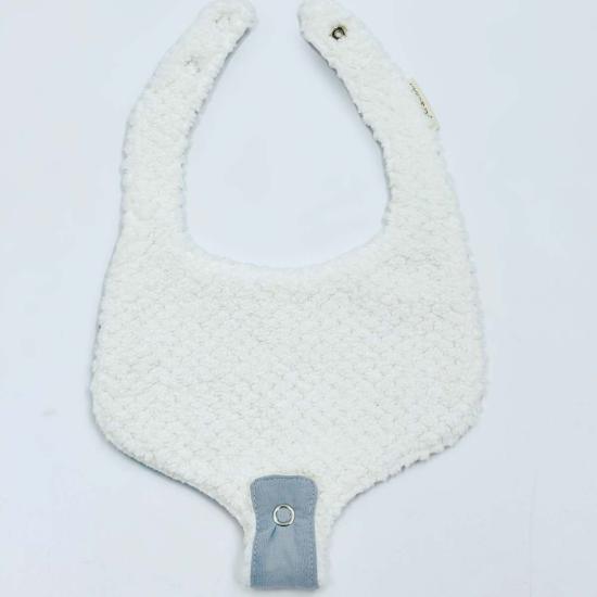  [키즈] Piper&Cloth 라운지 웨어 파이퍼앤클로스 키즈 수딩 앤 스냅 쪽쪽이 턱받이 (파란색)