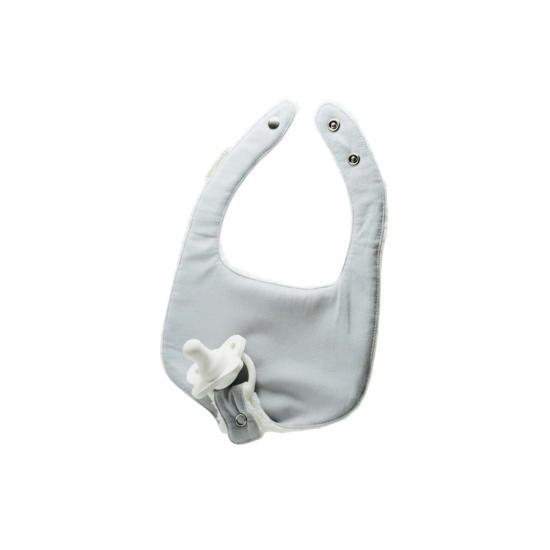  [키즈] Piper&Cloth 라운지 웨어 파이퍼앤클로스 키즈 수딩 앤 스냅 쪽쪽이 턱받이 (파란색) - OTHER BRANDS