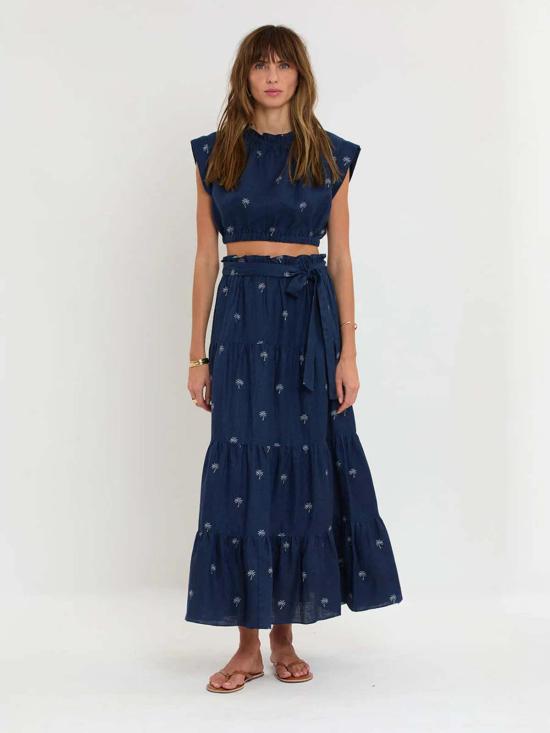  렘렘 롱 스커트 사나 스커트 - LEMLEM