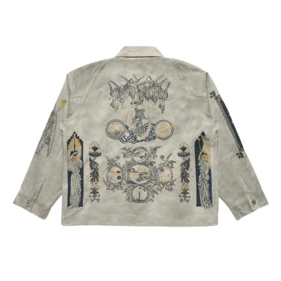  사무엘 젤리그 자켓 Samuel Zelig La Luna 지퍼 재킷 스모크 그레이 - SAMUEL ZELIG