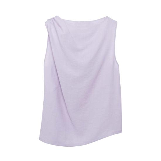  텔라 블라우스 코디 탑 라일락 - TELA