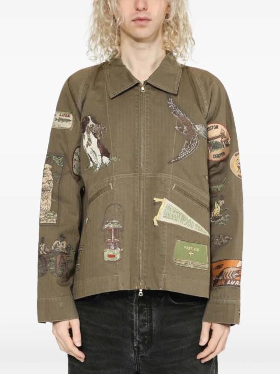  사무엘 젤리그 자켓 Samuel Zelig 트레일 지퍼 재킷 그린 - SAMUEL ZELIG