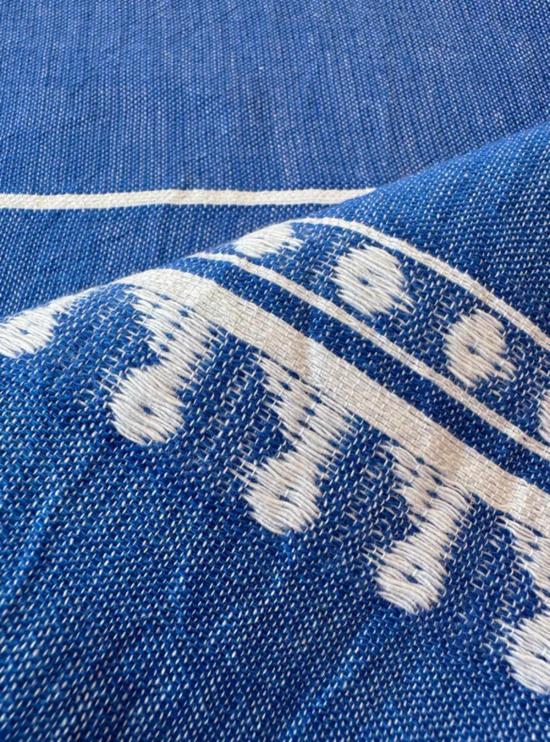  Lemlem 숏 원피스 Elina 카프탄 드레스 테비비 블루 - OTHER BRANDS