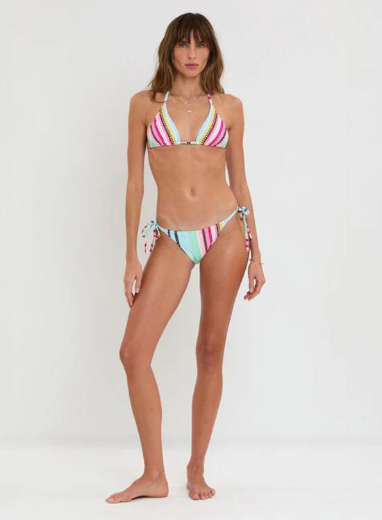  Lemlem 비키니 수영복 렘렘 말리아 스트링 비키니 탑 비알리 페스티벌