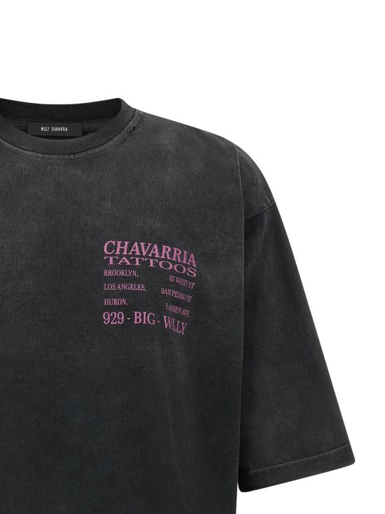 26SS 윌리 차바리아 반팔 티셔츠 WCJSY0178001 - WILLY CHAVARRIA