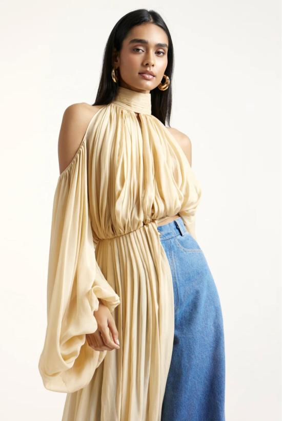  더 엔케이씨 스토어 블라우스 NKC 스토어 데메 세이지 탑 - The NKC Store