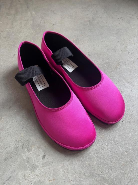  드로게리아 크리벨리니 플랫 슈즈 Drogheria Crivellini 발레 라운드 자홍색