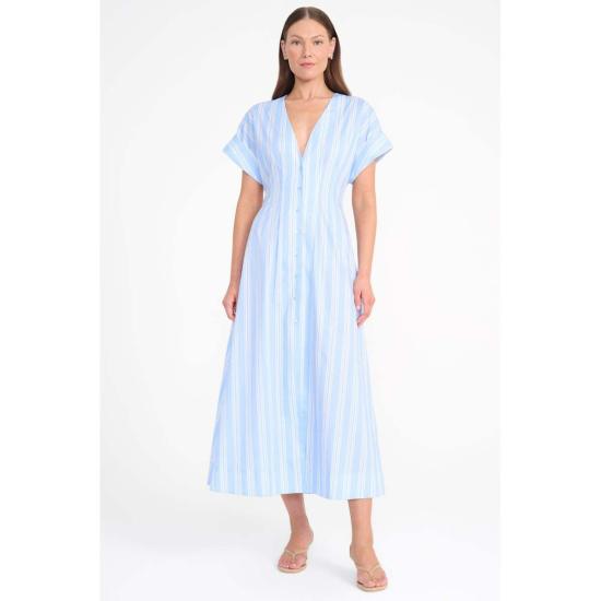  스타우드 롱 원피스 엘르 드레스 벤투라 스트라이프