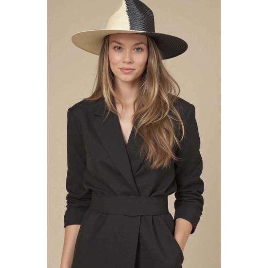  Heads of State 모자 국가원수용 솜브라 투톤 페도라  블랙/화이트 - OTHER BRANDS