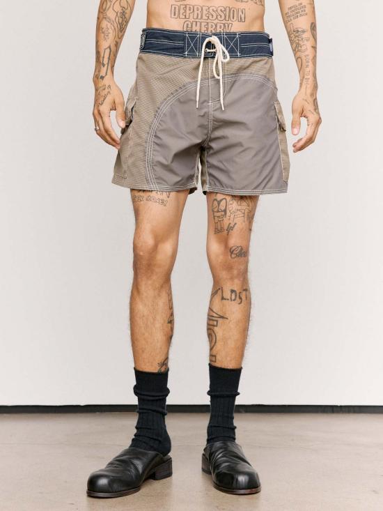  에드워드 커밍 스윔팬츠 하프 문 수영 반바지