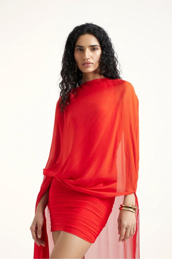  더 엔케이씨 스토어 숏 원피스 NKC 스토어 데메 슬론 드레스 히비스커스 - The NKC Store