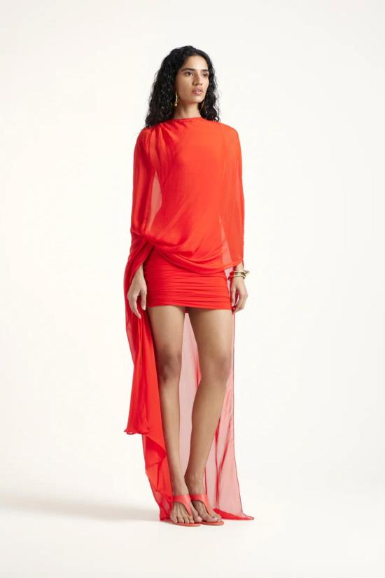  더 엔케이씨 스토어 숏 원피스 NKC 스토어 데메 슬론 드레스 히비스커스 - The NKC Store