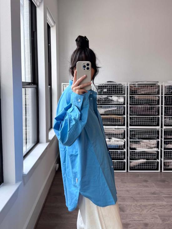  르 본 숍 셔츠 르봉숍 경량 오웬 셔츠 화이트 - Le Bon Shoppe