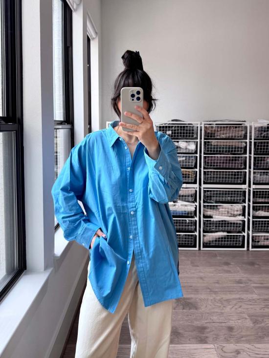  르 본 숍 셔츠 르봉숍 경량 오웬 셔츠 화이트 - Le Bon Shoppe