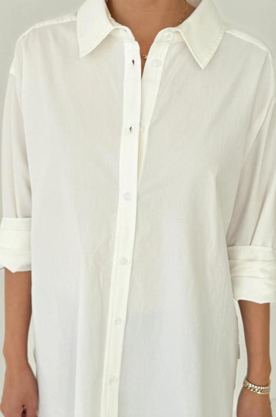  르 본 숍 셔츠 르봉숍 경량 오웬 셔츠 화이트 - Le Bon Shoppe