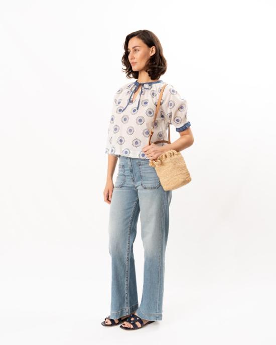  차오 루시아 블라우스 에스티 탑 해시계 - CIAO LUCIA