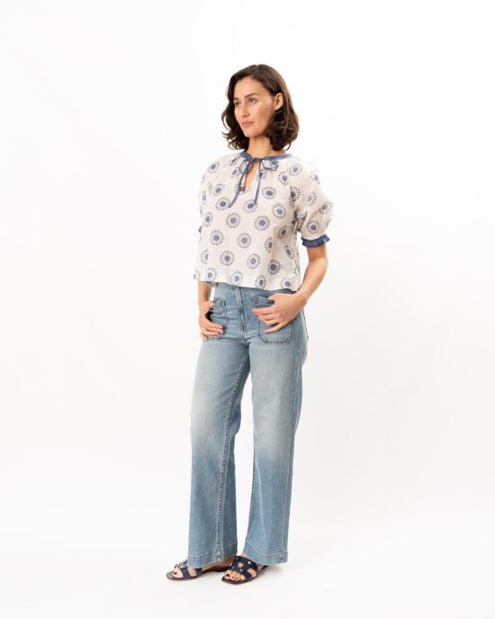  차오 루시아 블라우스 에스티 탑 해시계 - CIAO LUCIA