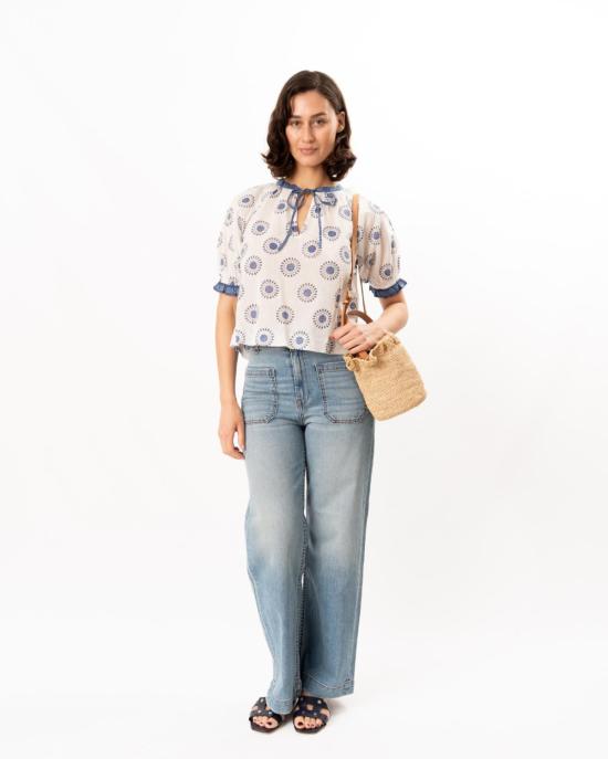  차오 루시아 블라우스 에스티 탑 해시계 - CIAO LUCIA