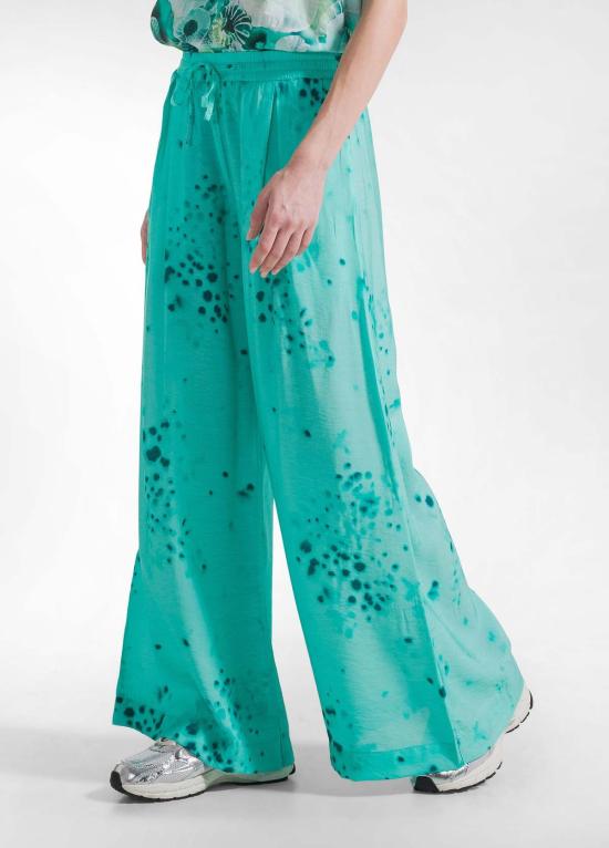  데하 스트레이트 팬츠 와이드 레그 팬츠 - DEHA