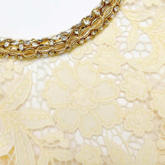  셀프 포트레이트 블라우스 레이스 탑 옐로우 - SELF PORTRAIT