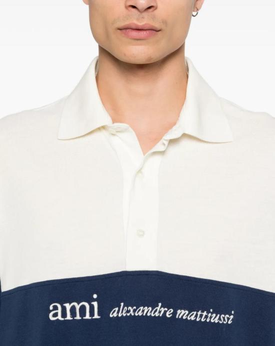 26SS 아미 반팔 티셔츠 HPL421JE0221 A027 Blanc creme encre - AMI