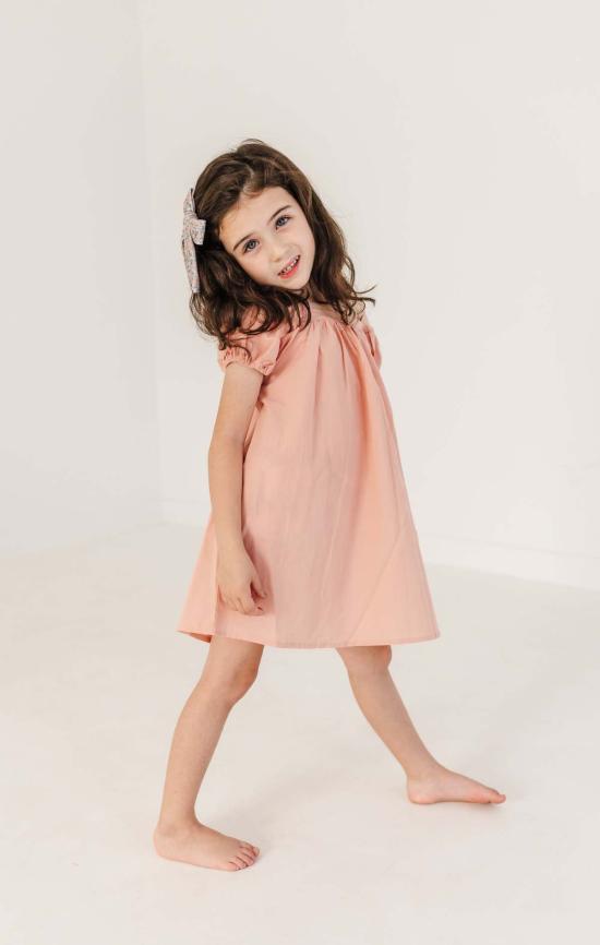  [키즈] Piper&Cloth 원피스 에그노그 파이퍼앤클로스 더 데이 드레스 자몽 - PIPER&CLOTH