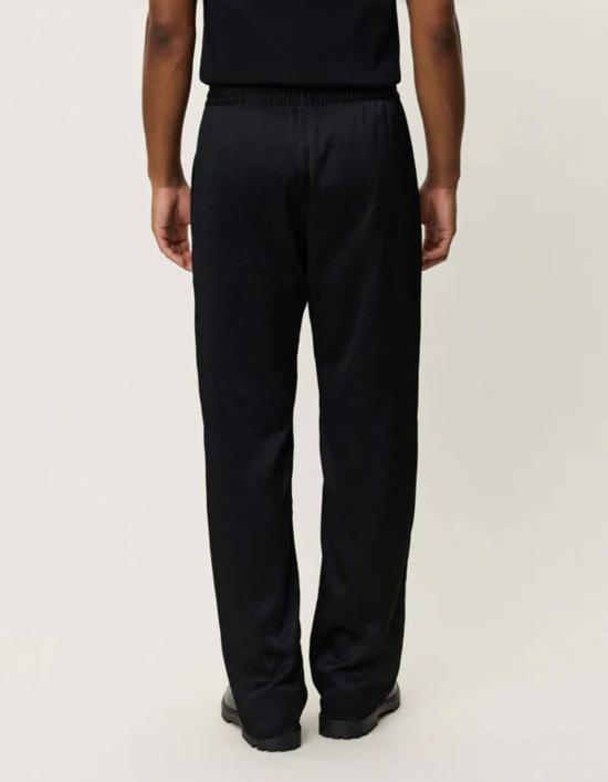  레듀 스트레이트 팬츠 Les Deux Houston Plisse  블랙 - LES DEUX